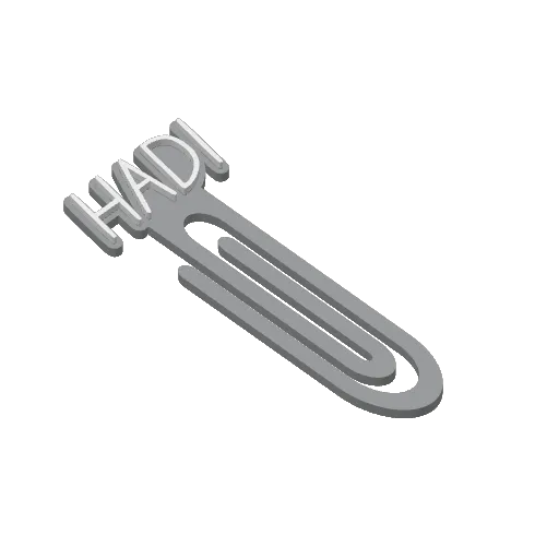 Miniatura 170 do modelo 3D Personalized Name Bookmarks