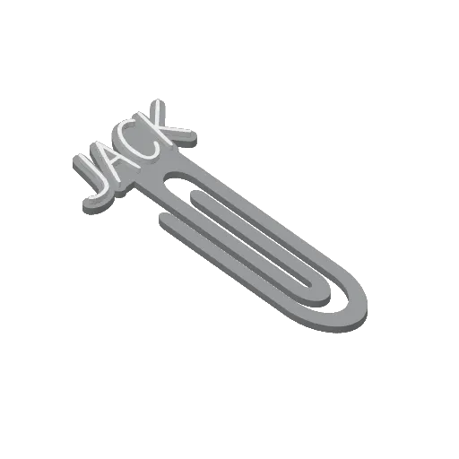Miniatura 194 do modelo 3D Personalized Name Bookmarks