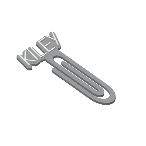 Miniatura 246 do modelo 3D Personalized Name Bookmarks