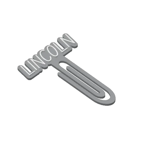 Miniatura 273 do modelo 3D Personalized Name Bookmarks