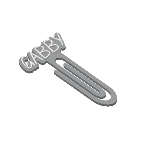 Miniatura 157 do modelo 3D Personalized Name Bookmarks