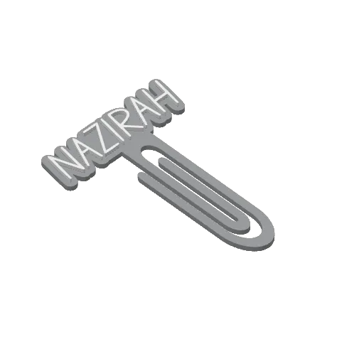 Miniatura 343 do modelo 3D Personalized Name Bookmarks