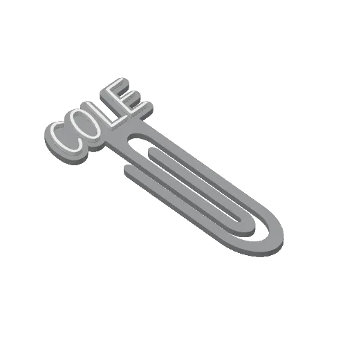 Miniatura 90 do modelo 3D Personalized Name Bookmarks