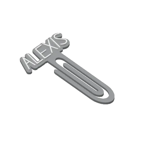 Miniatura 13 do modelo 3D Personalized Name Bookmarks