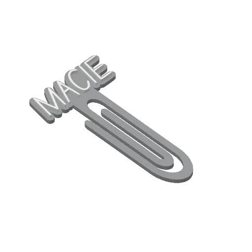 Miniatura 286 do modelo 3D Personalized Name Bookmarks