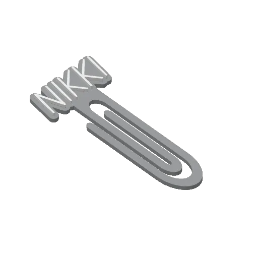 Miniatura 345 do modelo 3D Personalized Name Bookmarks
