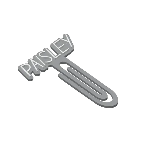 Miniatura 359 do modelo 3D Personalized Name Bookmarks