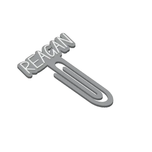 Miniatura 373 do modelo 3D Personalized Name Bookmarks