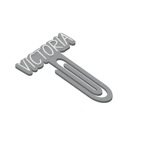 Miniatura 442 do modelo 3D Personalized Name Bookmarks