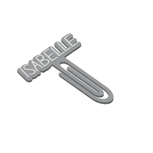 Miniatura 189 do modelo 3D Personalized Name Bookmarks