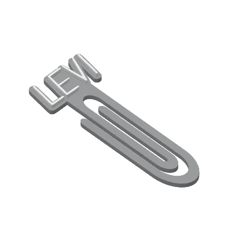 Miniatura 270 do modelo 3D Personalized Name Bookmarks