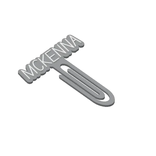 Miniatura 312 do modelo 3D Personalized Name Bookmarks