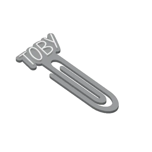 Miniatura 426 do modelo 3D Personalized Name Bookmarks