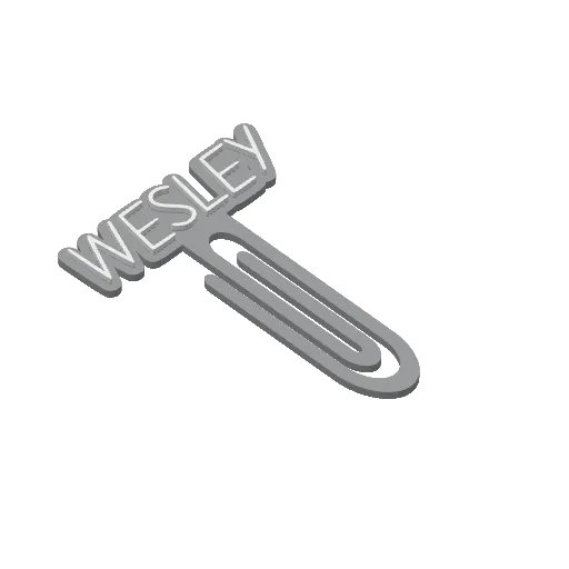 Miniatura 447 do modelo 3D Personalized Name Bookmarks