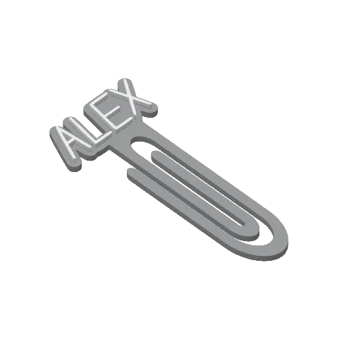 Miniatura 10 do modelo 3D Personalized Name Bookmarks