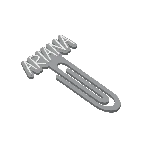 Miniatura 34 do modelo 3D Personalized Name Bookmarks