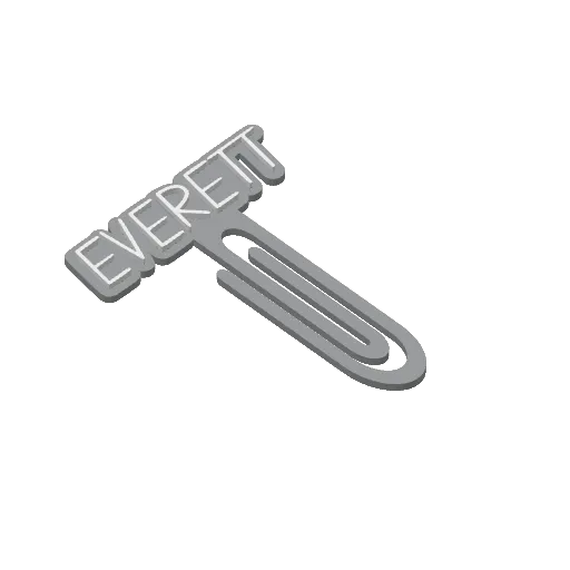 Miniatura 145 do modelo 3D Personalized Name Bookmarks