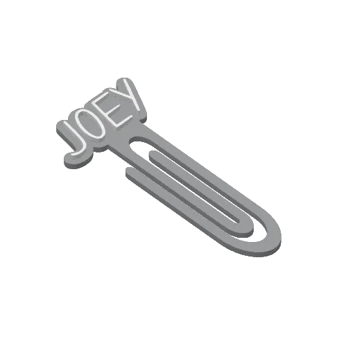 Miniatura 222 do modelo 3D Personalized Name Bookmarks