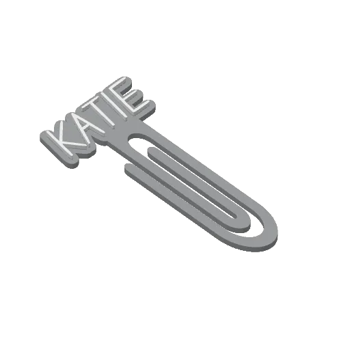 Miniatura 239 do modelo 3D Personalized Name Bookmarks