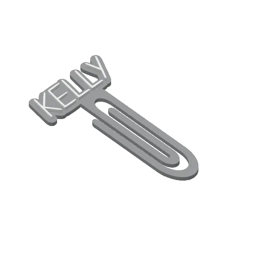 Miniatura 243 do modelo 3D Personalized Name Bookmarks
