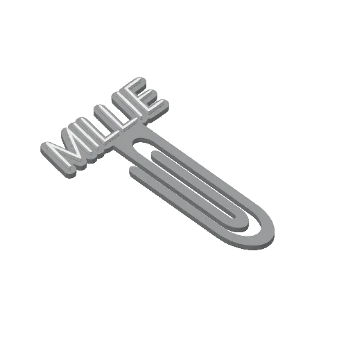 Miniatura 320 do modelo 3D Personalized Name Bookmarks