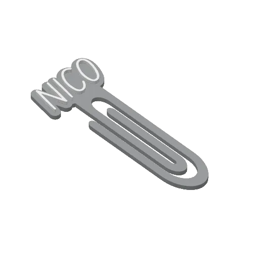 Miniatura 344 do modelo 3D Personalized Name Bookmarks