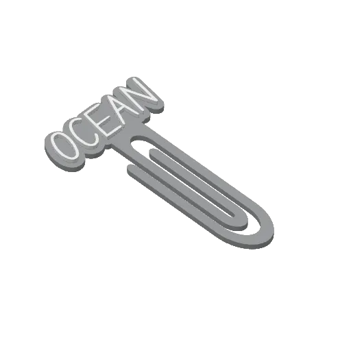 Miniatura 350 do modelo 3D Personalized Name Bookmarks