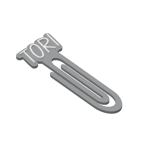 Miniatura 427 do modelo 3D Personalized Name Bookmarks