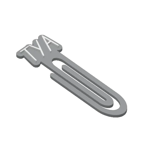 Miniatura 434 do modelo 3D Personalized Name Bookmarks