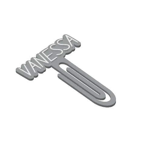 Miniatura 440 do modelo 3D Personalized Name Bookmarks