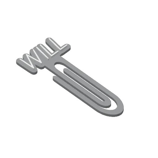Miniatura 449 do modelo 3D Personalized Name Bookmarks