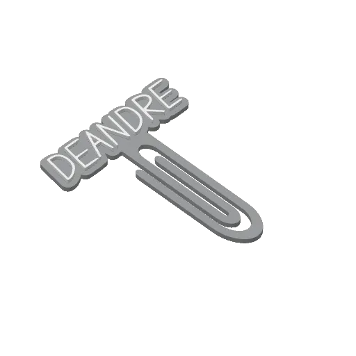 Miniatura 106 do modelo 3D Personalized Name Bookmarks