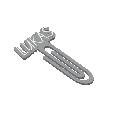 Miniatura 285 do modelo 3D Personalized Name Bookmarks