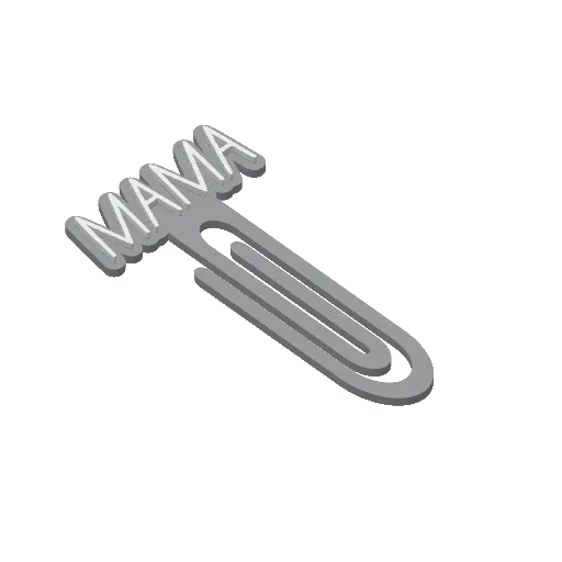 Miniatura 297 do modelo 3D Personalized Name Bookmarks