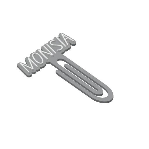 Miniatura 322 do modelo 3D Personalized Name Bookmarks