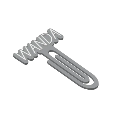 Miniatura 446 do modelo 3D Personalized Name Bookmarks