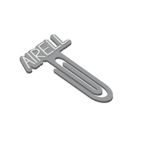 Miniatura 8 do modelo 3D Personalized Name Bookmarks