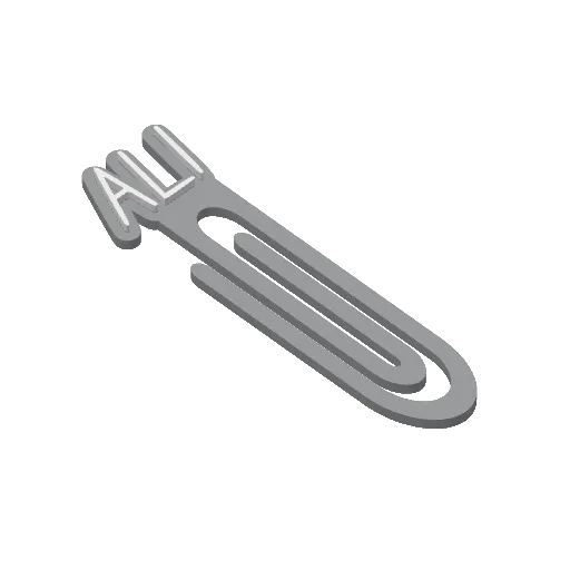 Miniatura 14 do modelo 3D Personalized Name Bookmarks