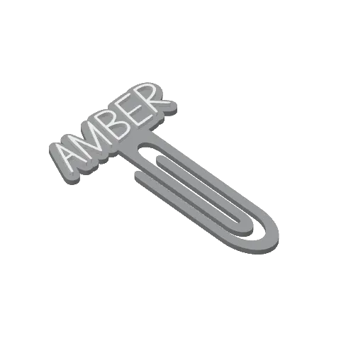 Miniatura 19 do modelo 3D Personalized Name Bookmarks