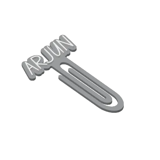 Miniatura 36 do modelo 3D Personalized Name Bookmarks