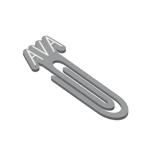 Miniatura 45 do modelo 3D Personalized Name Bookmarks
