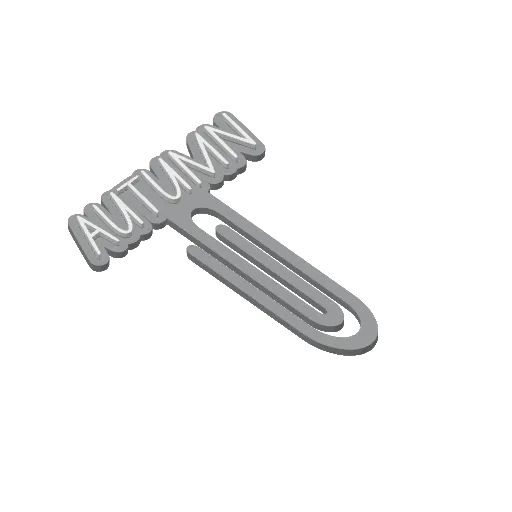 Miniatura 44 do modelo 3D Personalized Name Bookmarks