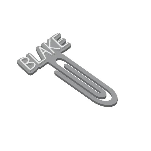 Miniatura 58 do modelo 3D Personalized Name Bookmarks