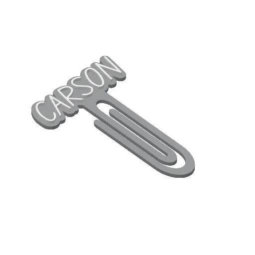 Miniatura 77 do modelo 3D Personalized Name Bookmarks