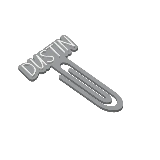 Miniatura 113 do modelo 3D Personalized Name Bookmarks