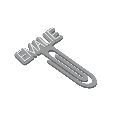 Miniatura 130 do modelo 3D Personalized Name Bookmarks