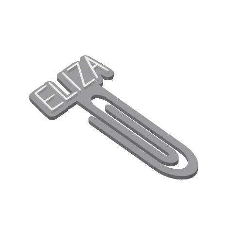 Miniatura 123 do modelo 3D Personalized Name Bookmarks