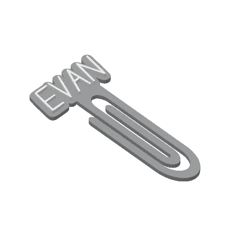 Miniatura 143 do modelo 3D Personalized Name Bookmarks