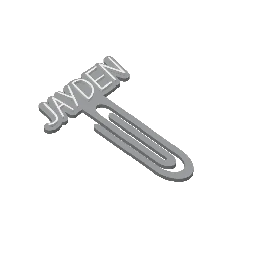 Miniatura 209 do modelo 3D Personalized Name Bookmarks