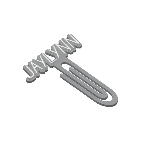 Miniatura 210 do modelo 3D Personalized Name Bookmarks